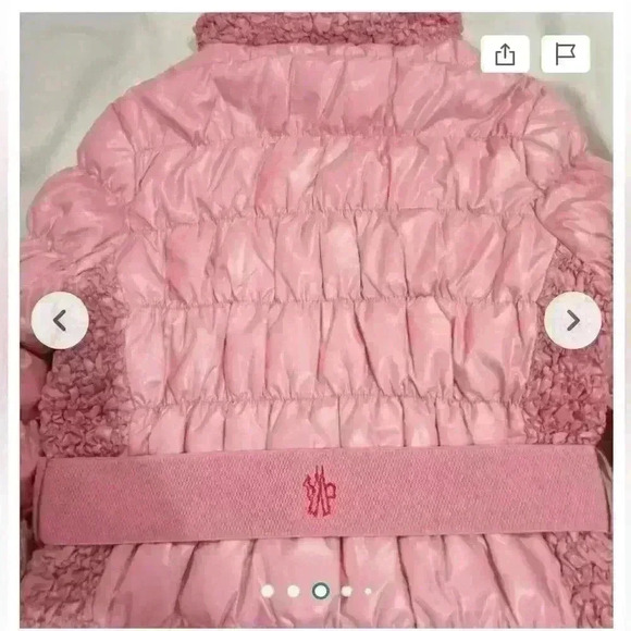 MONCLER PUFFERS JACKET SIZE 38/ USA Medium - pink - Picture 10 of 16